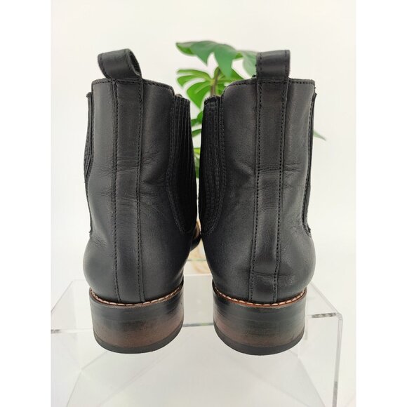 Thursday Boot Company Woman's Dreamer Chelsea Black Leather Boot Size 9 US - Picture 3 of 8